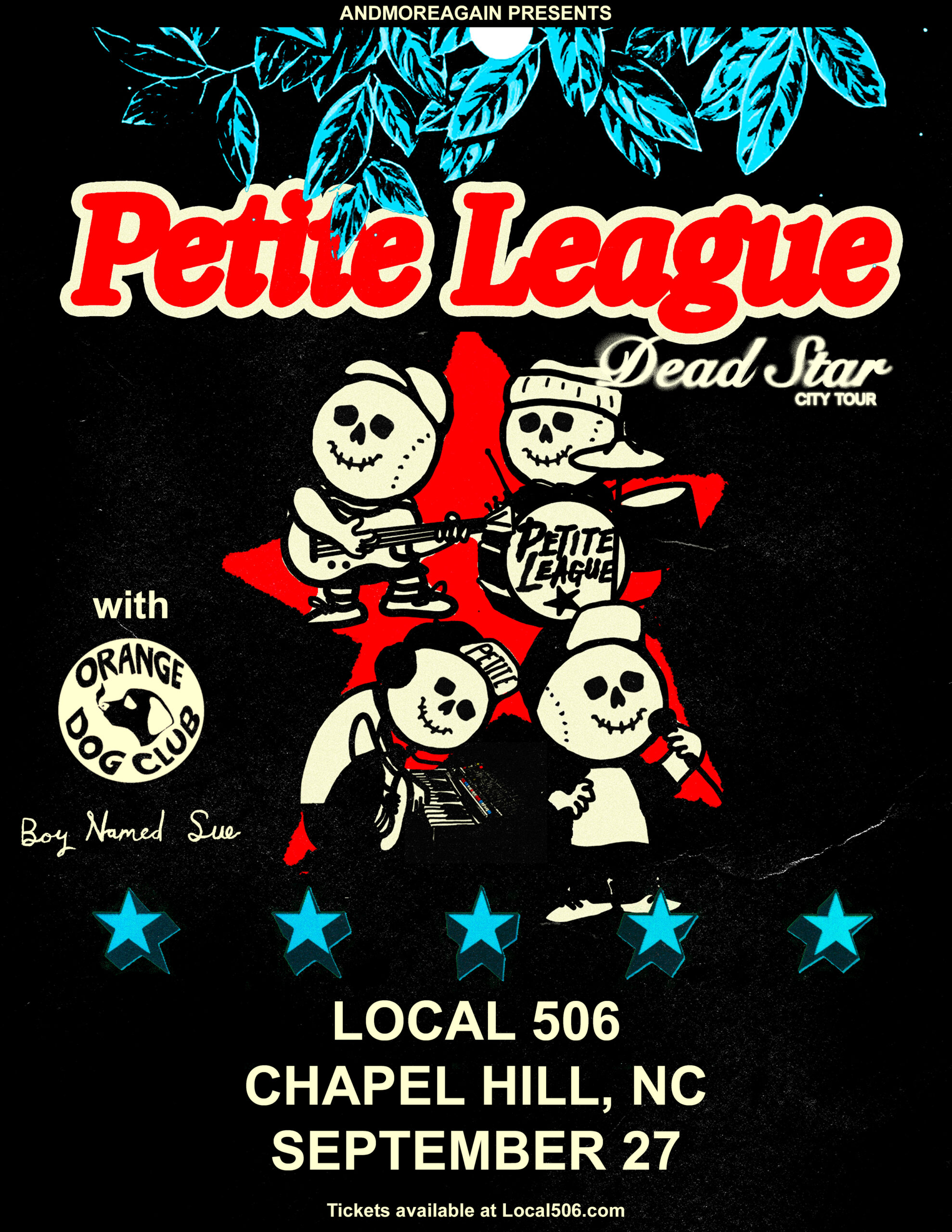Petite League with Orange Dog Club and Boy Named Sue