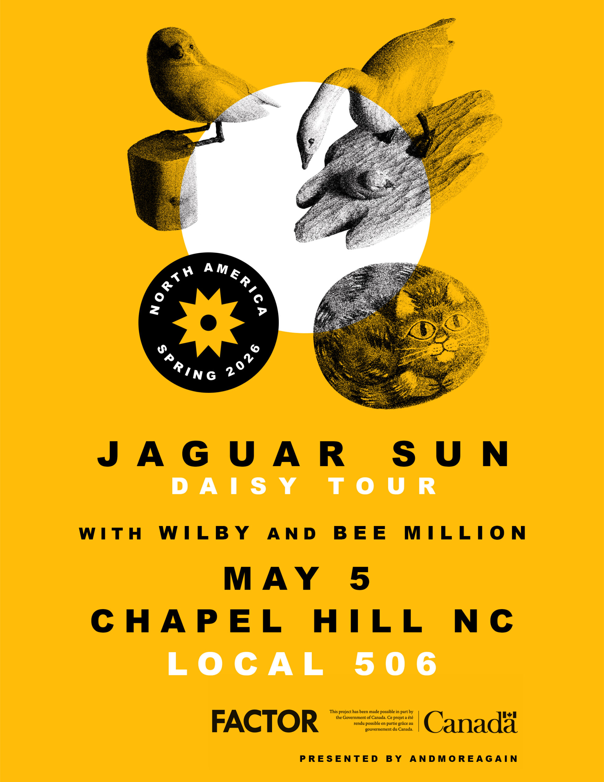 Jaguar Sun with Wilby and Bee Million