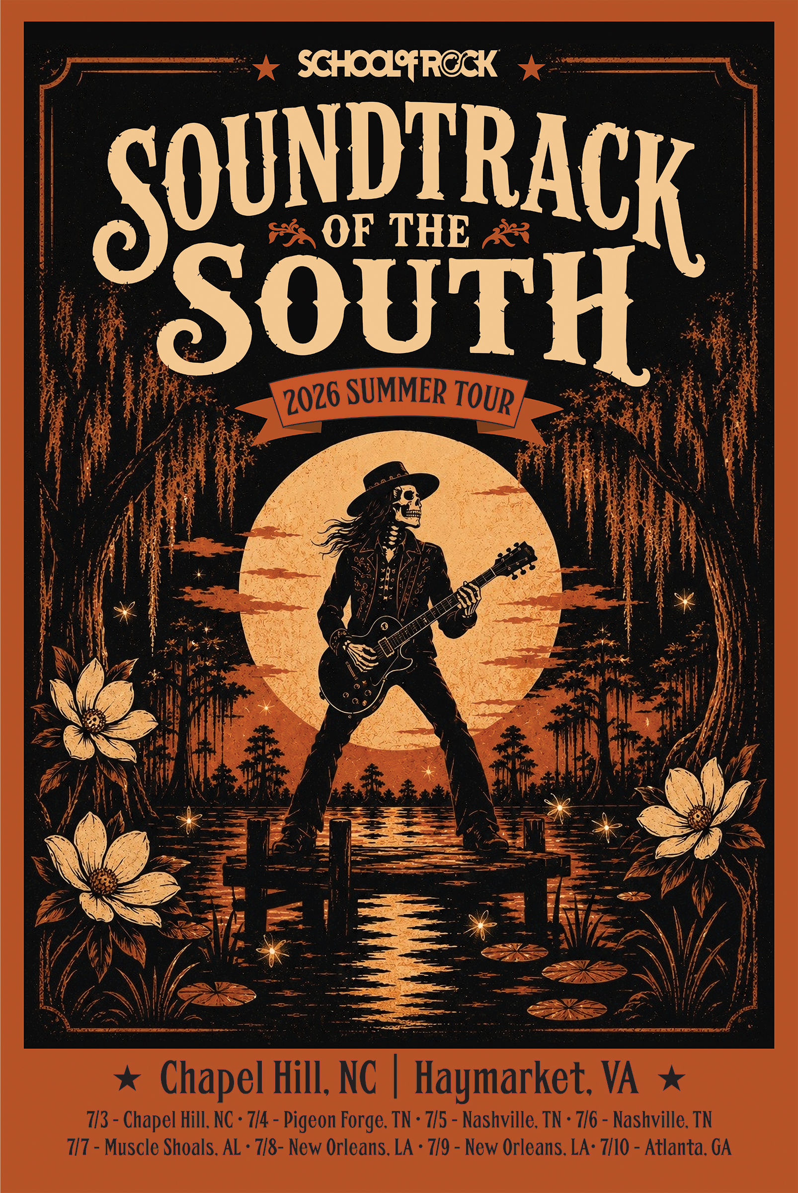 Soundtrack of The South Tour Kickoff with SOR Chapel Hill (NC) and SOR Haymarket (VA)