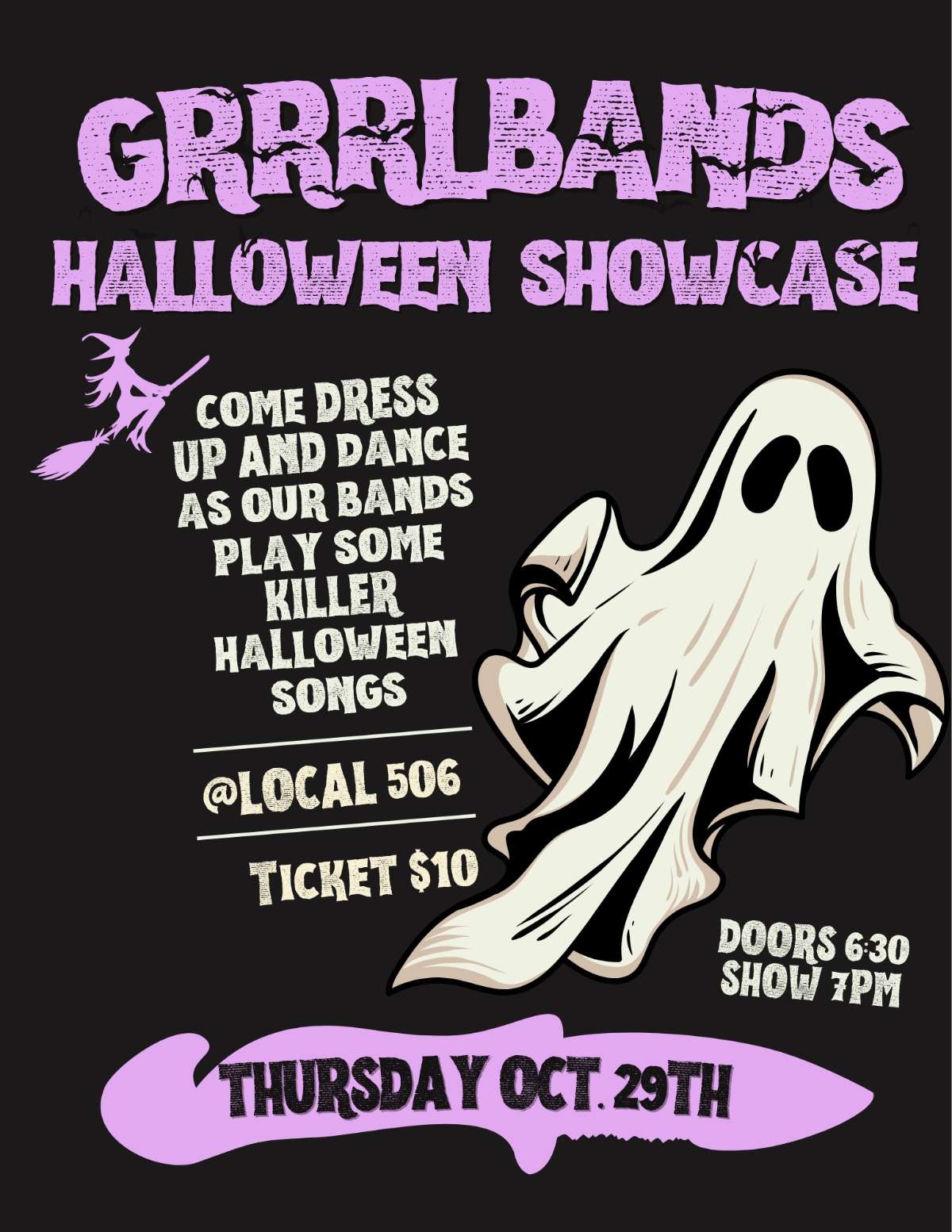 Grrrlbands Halloween Showcase
