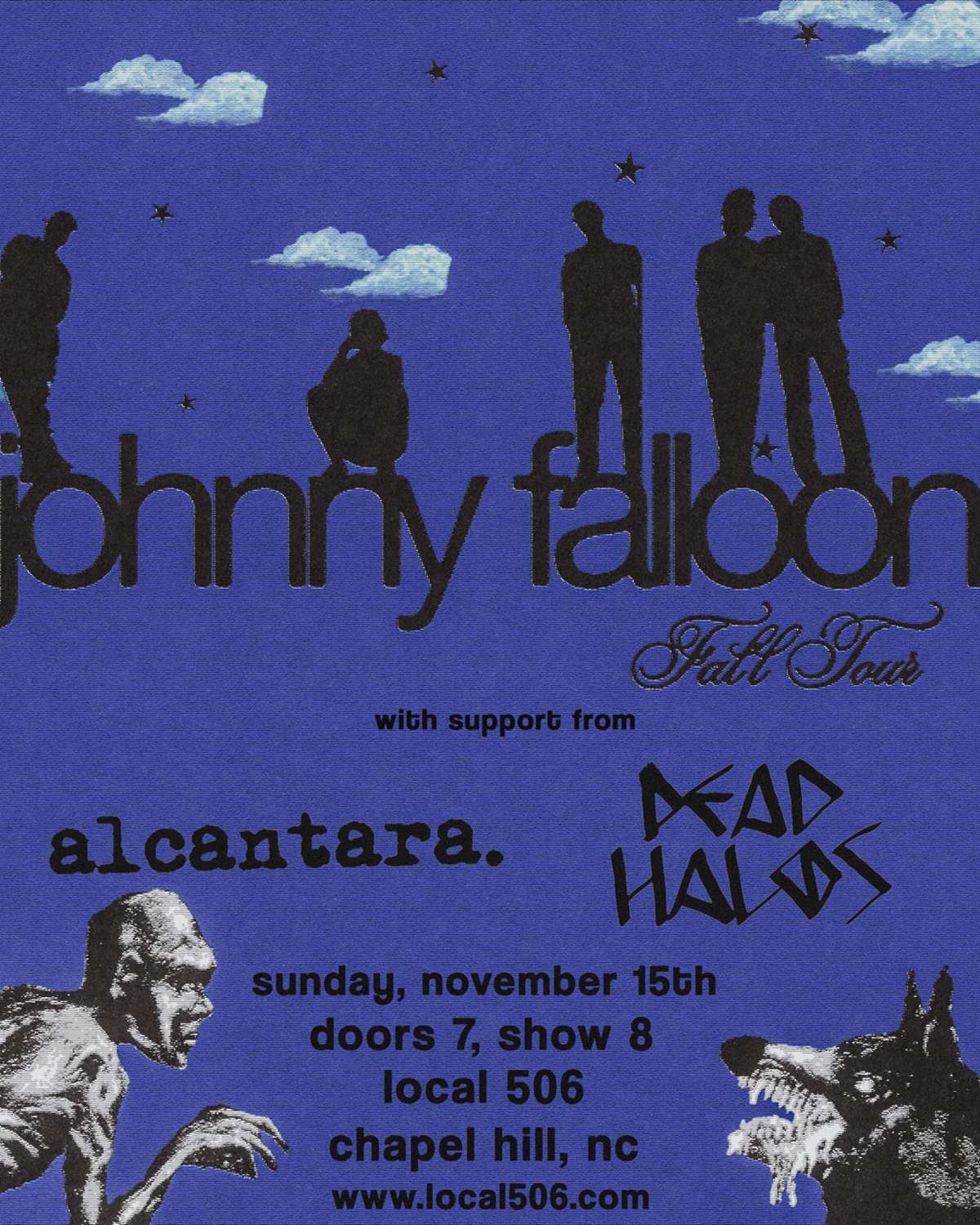 Johnny Falloon with Alcantara and Dead Halos